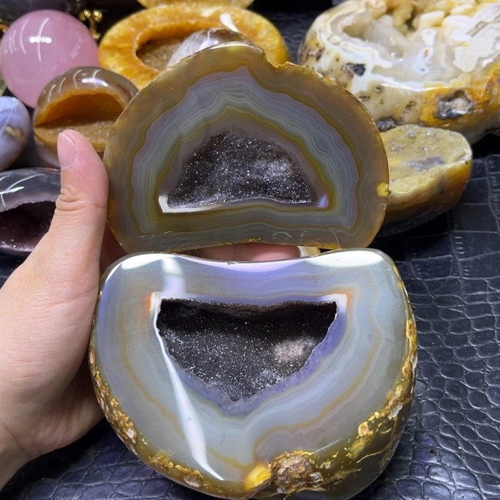 未镶嵌发饰水晶彩晶盆