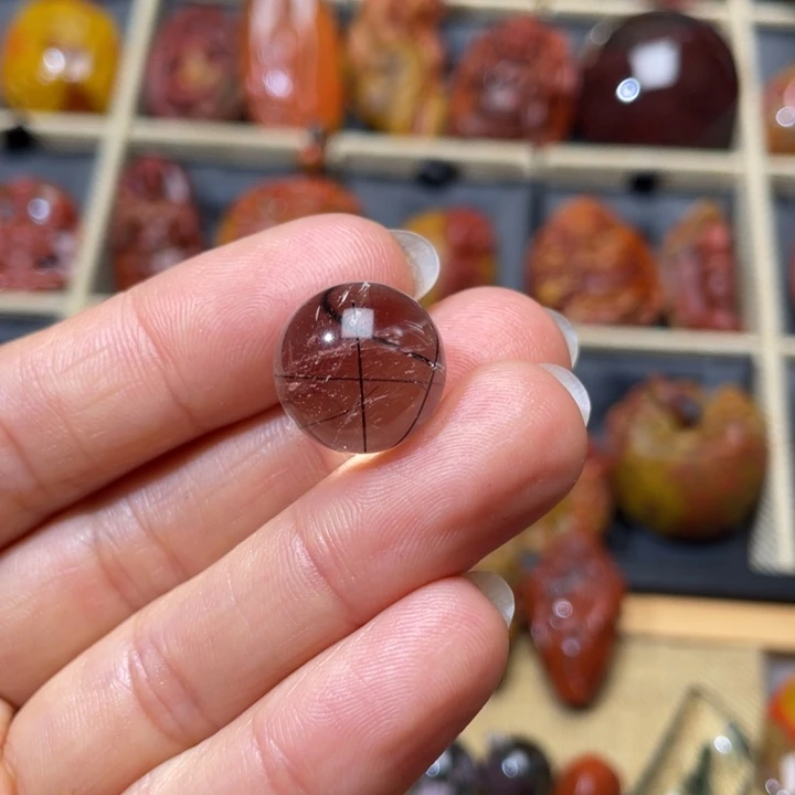 黑发晶单珠未镶嵌水晶甄*文定制打孔不退换