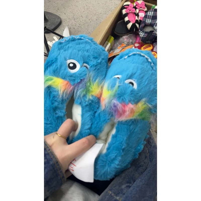 蓝色小怪兽【拍大1码】拖鞋