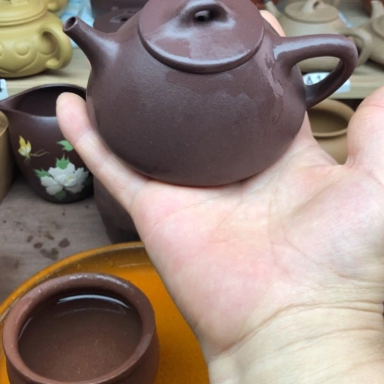 茶壶紫砂紫泥子冶170豪升左右