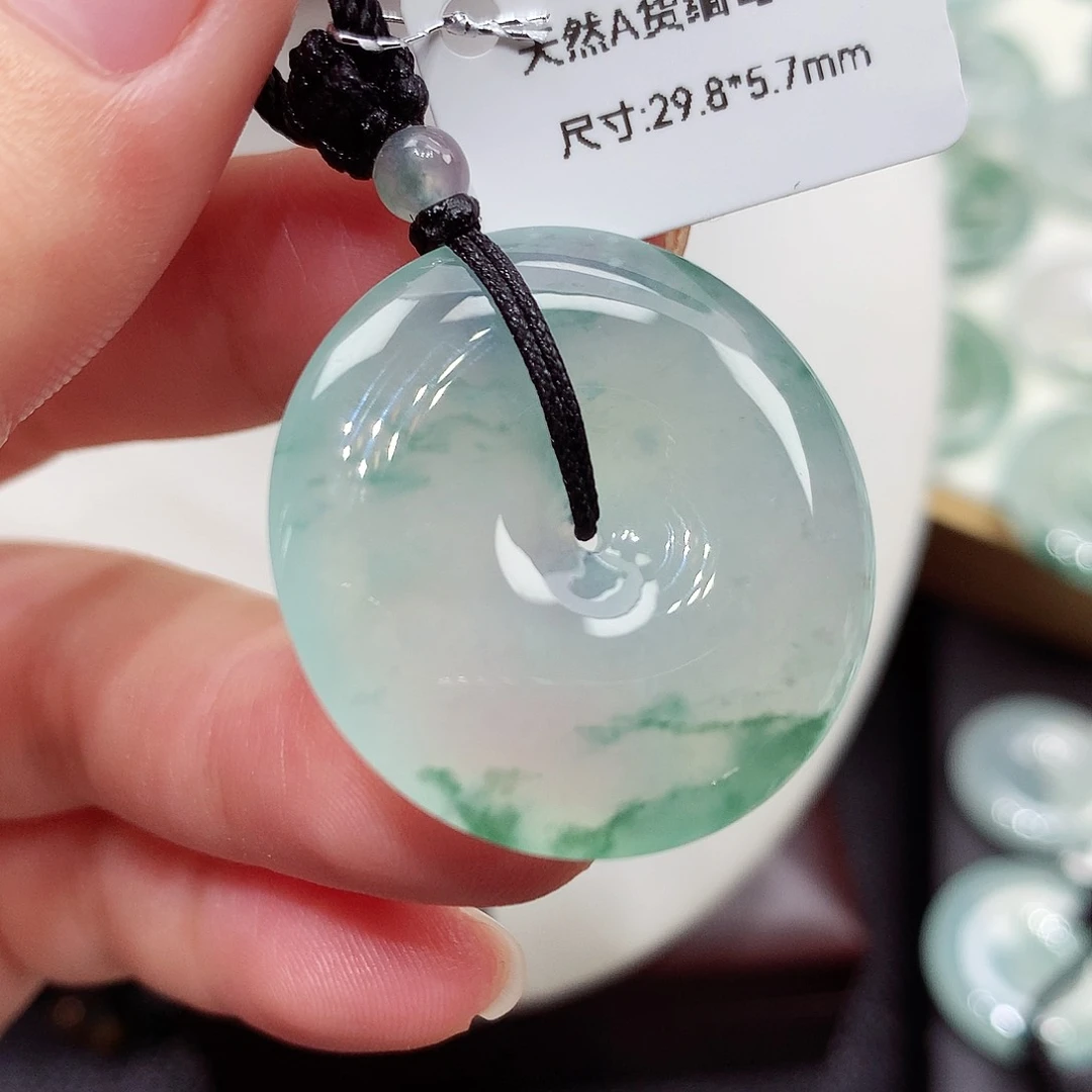 颈饰未镶嵌翡翠编号69，29.8/5.7