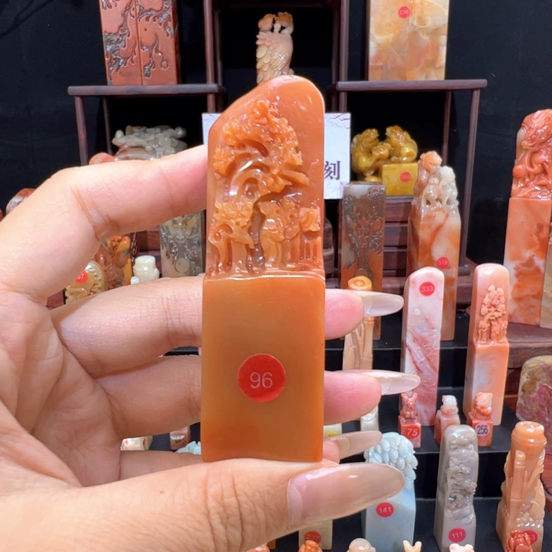 吾***昌化石印石手工制作