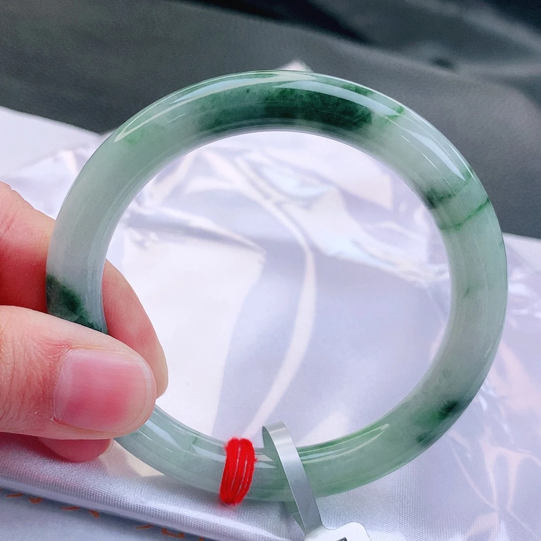 翡翠未镶嵌手镯缅甸天然a货翡翠手镯