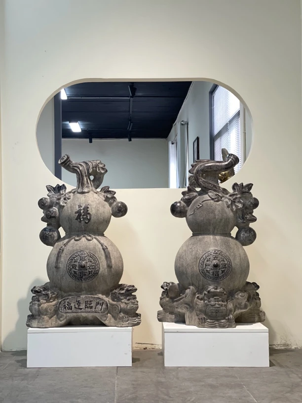 【空间陈设•如意葫芦】  底座68×68，高100