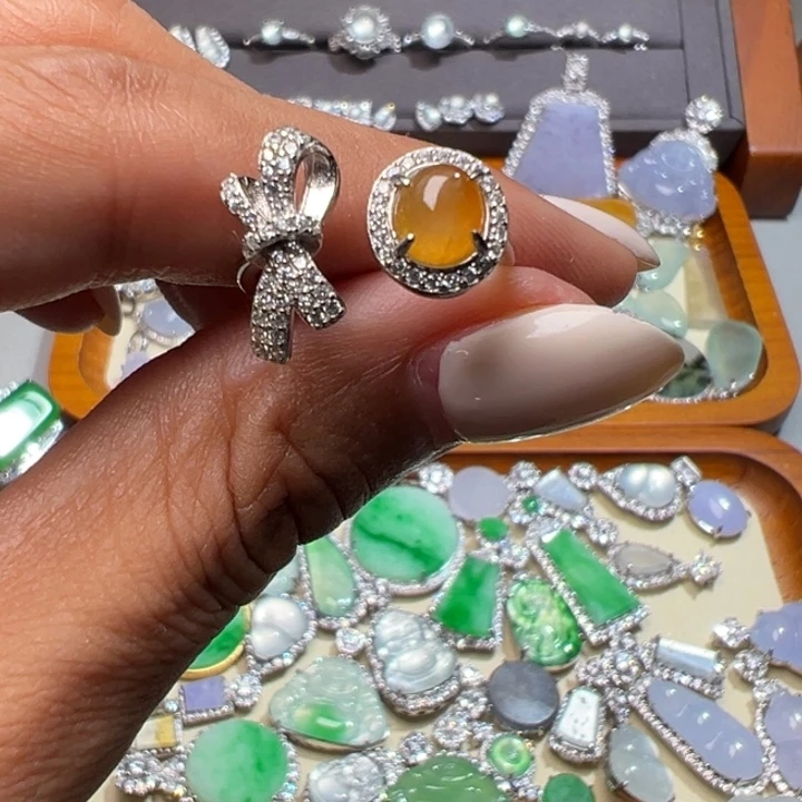 翡翠未镶嵌戒指戒指