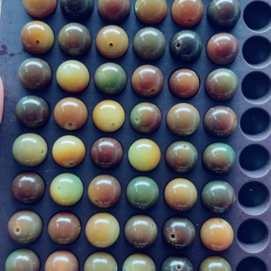 吊坠白玉菩提13敦煌圆珠60颗