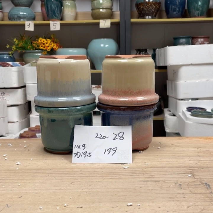 紫砂花盆多肉花盆微瑕28