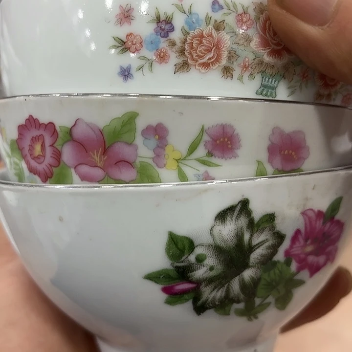 小*渣米饭，碗，米饭，碗，三个微瑕