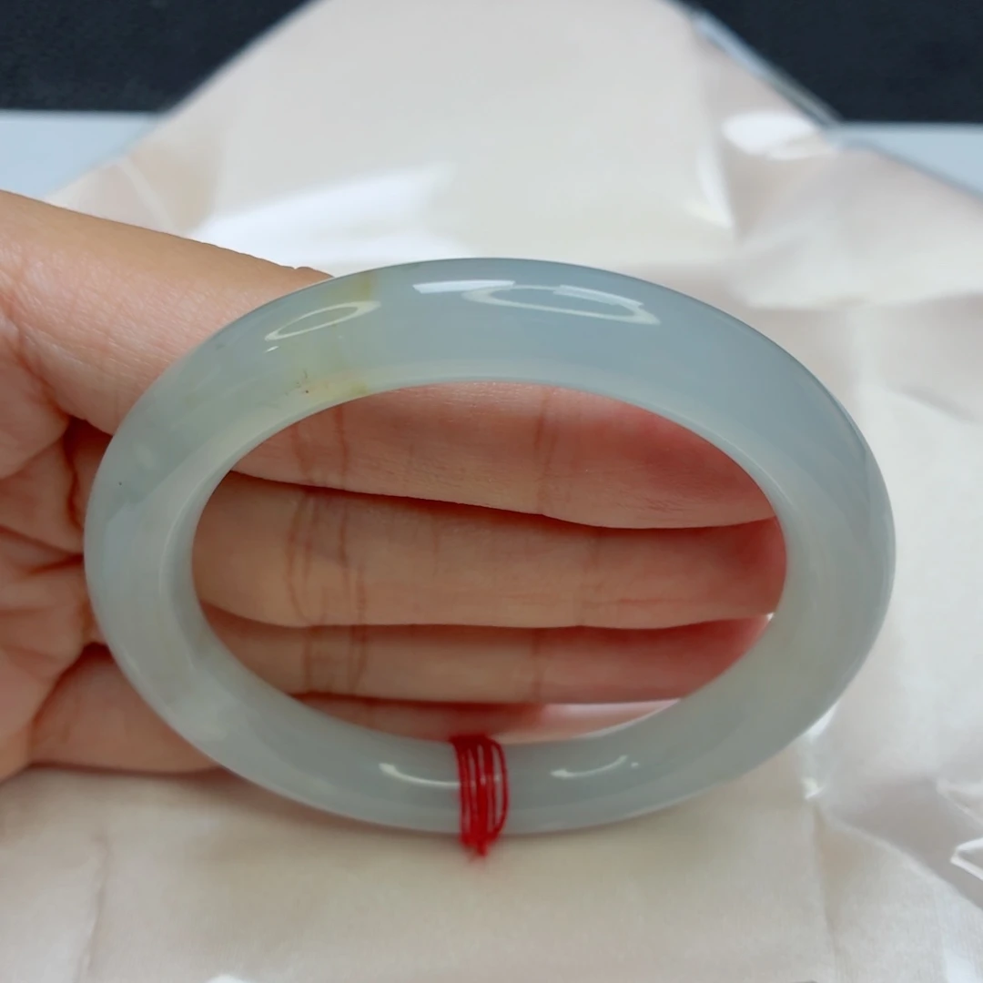 浅***浅未镶嵌手镯翡翠老坑冰胶起莹光011