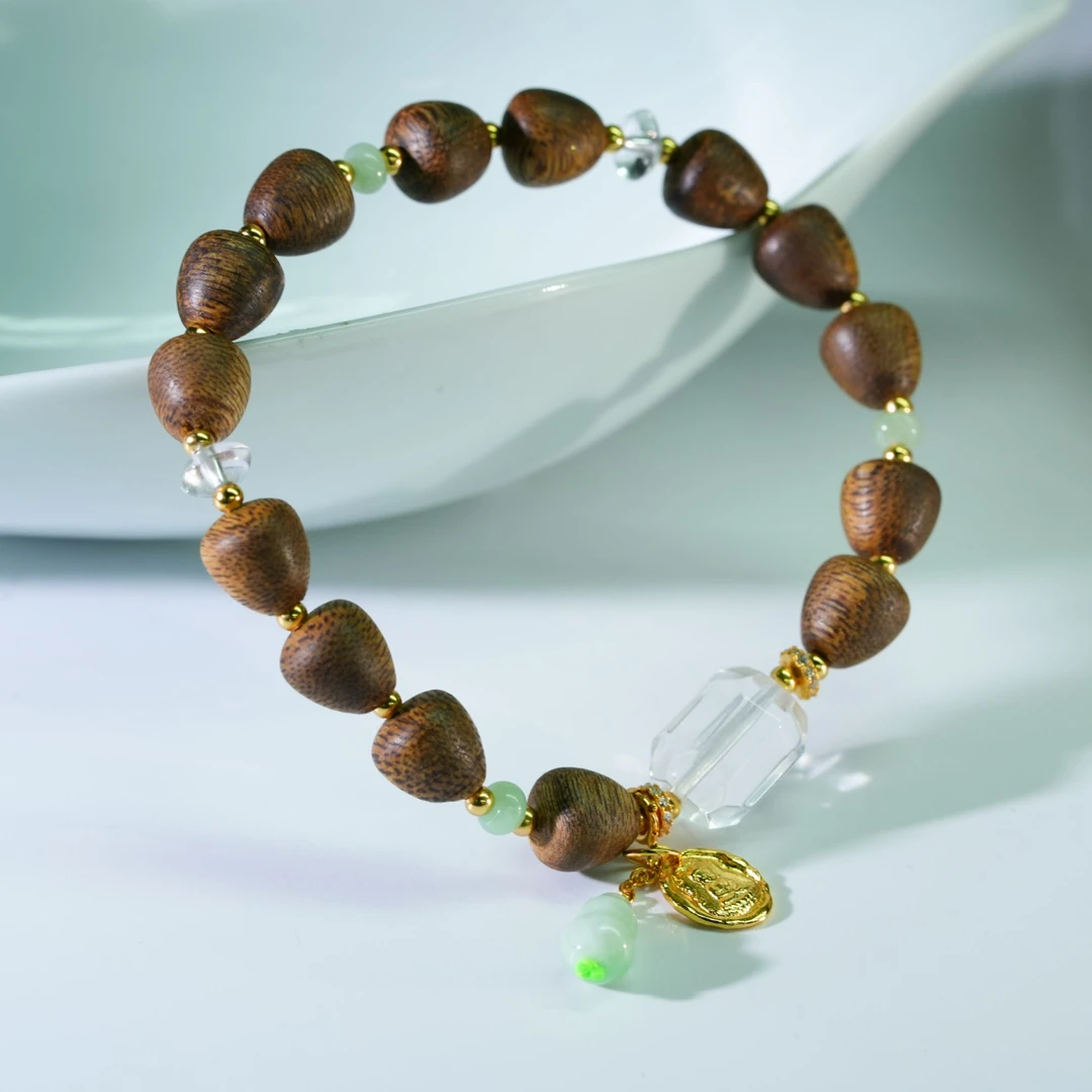 沉香【小北好物】沉香DIY单圈手串带瓶【多样性发一件】QH81X268