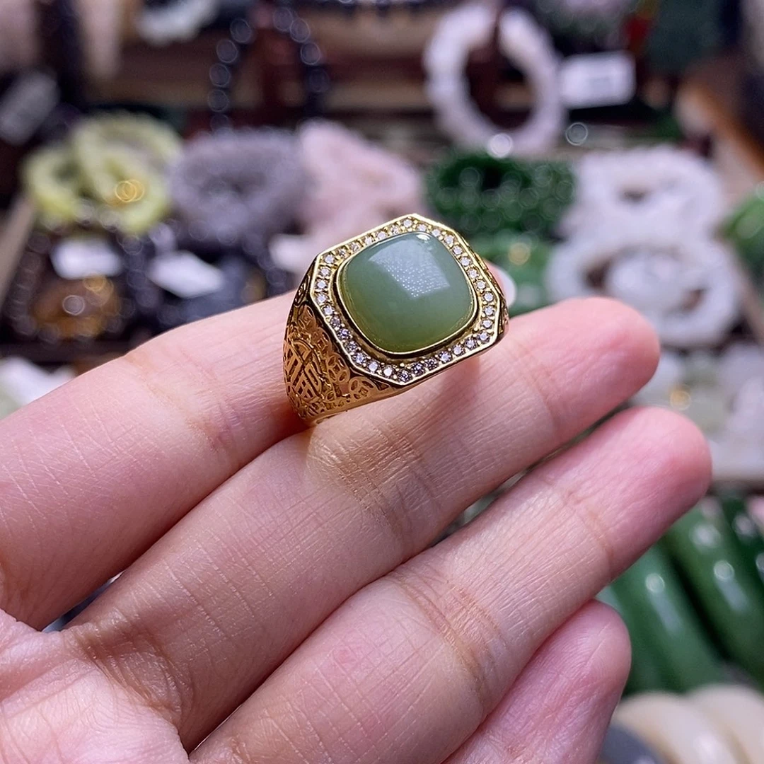 颈饰未镶嵌和田玉早间福利价银镶碧玉