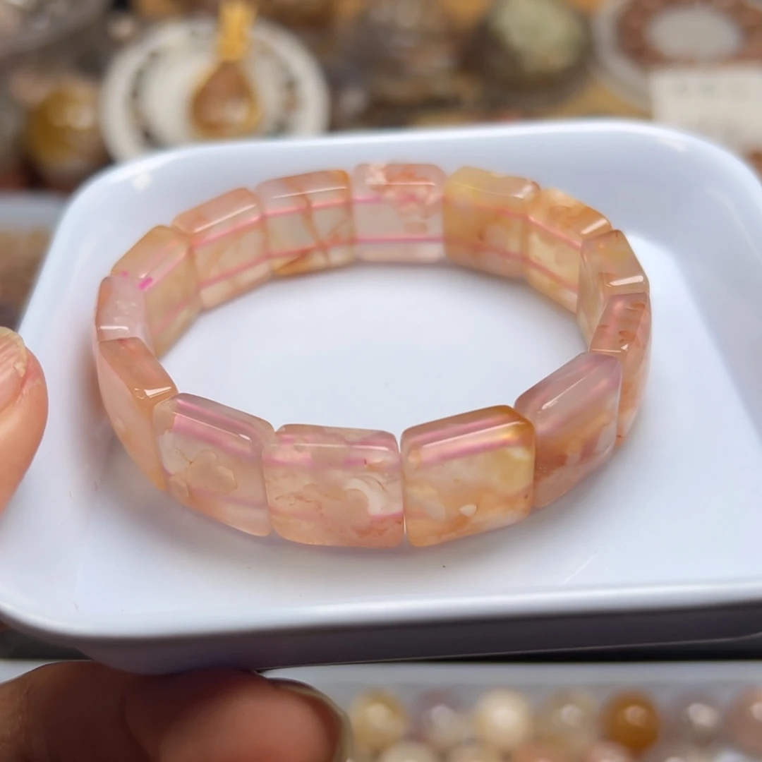 未镶嵌玛瑙/玉髓珠宝半成品