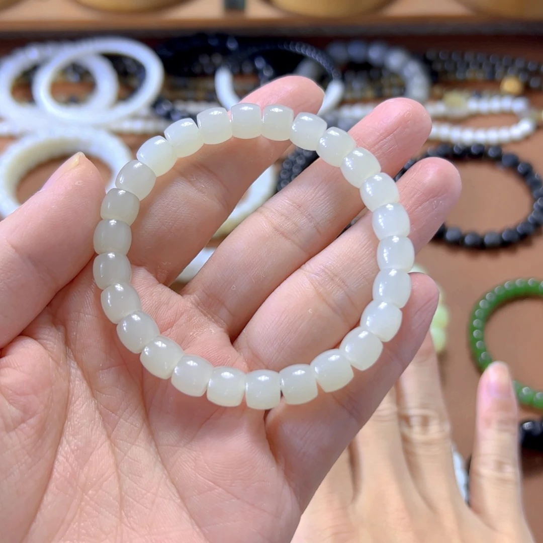 和田玉手串未镶嵌宝*