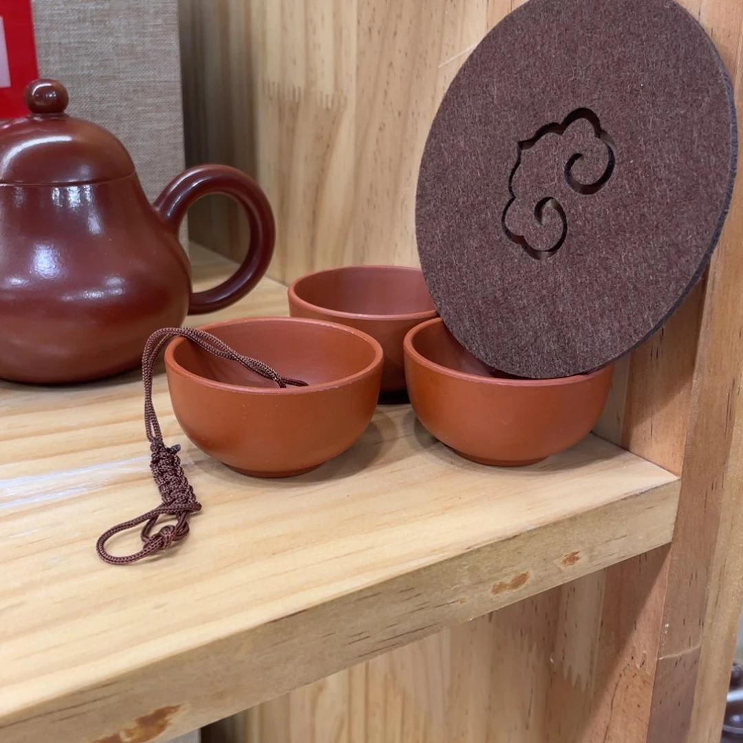 茶壶紫砂天**楼110毫升浮力…全品一套
