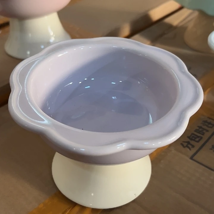陶紫色向日葵陶瓷餐具