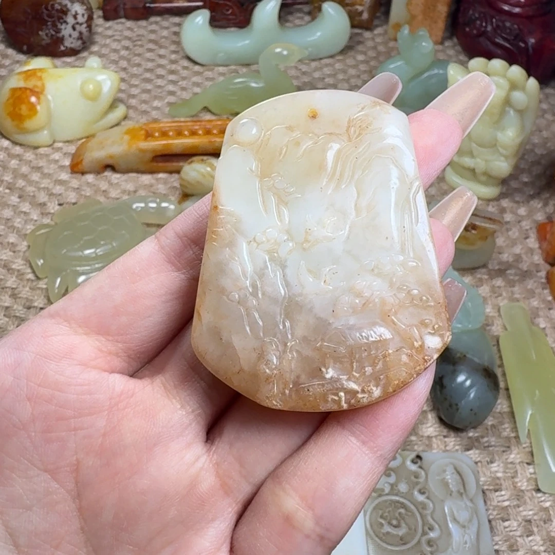 吊坠白玉菩提挂件
