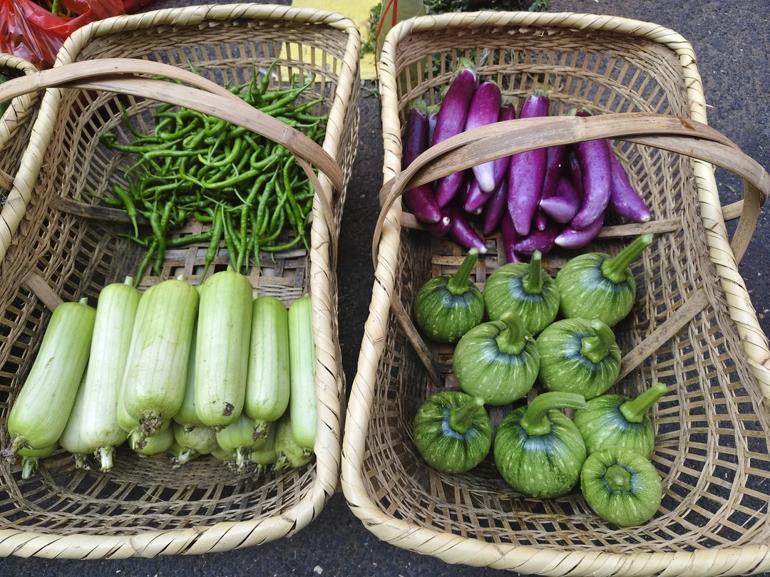 衡山本地当季蔬菜