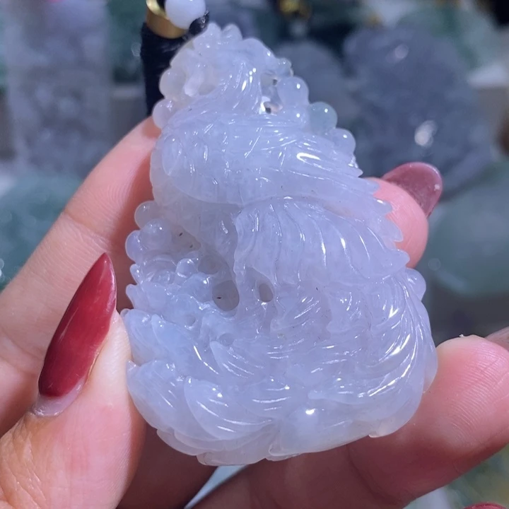 【闪购商品】翡翠未镶嵌颈饰凤凰