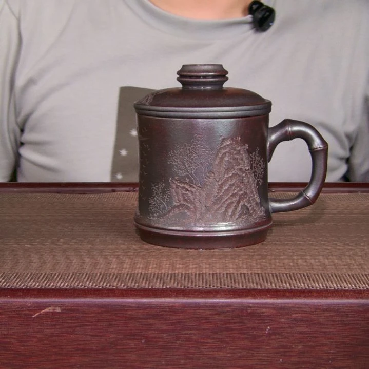 茶杯紫砂高货放漏