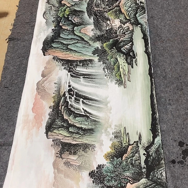 越***好国画国画国画小六尺的