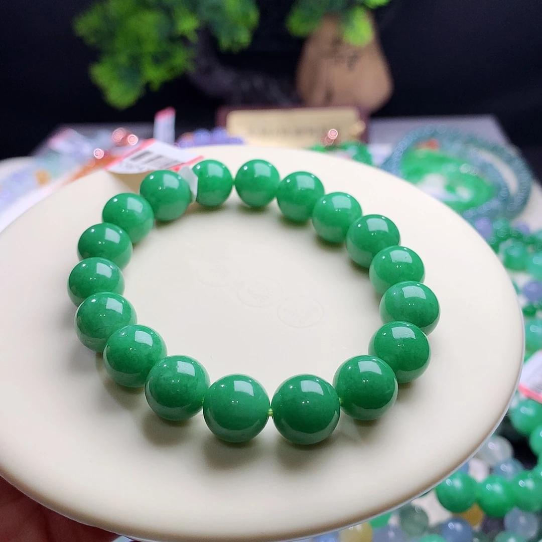 未镶嵌手串翡翠卡11mm