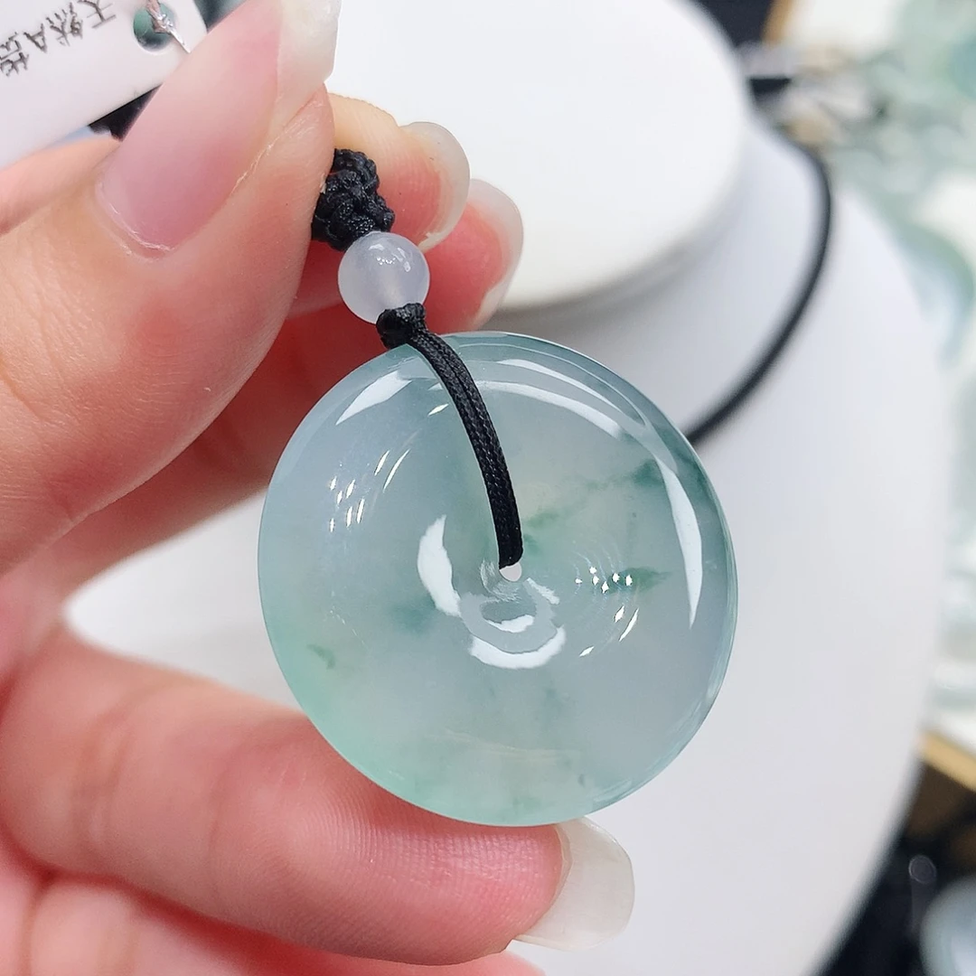 翡翠未镶嵌胸饰翡翠73，27.1/6.3