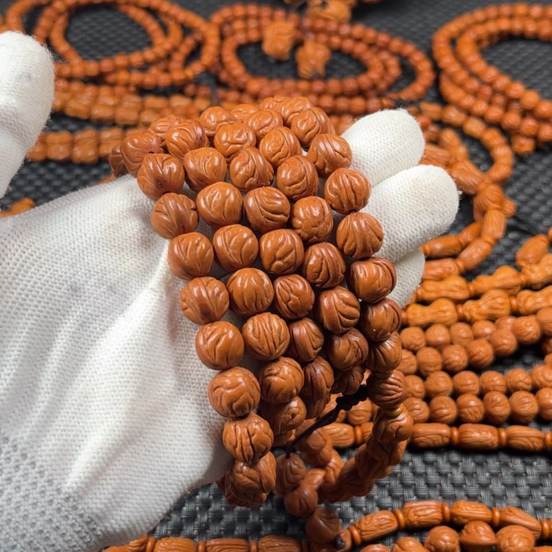 钢***宝手串桃核W10号链接脖挂