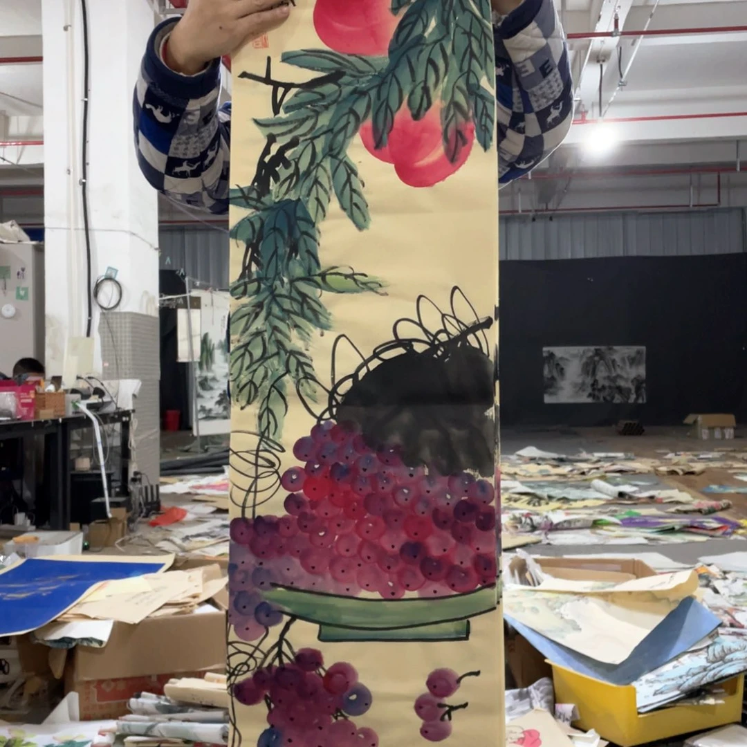 国画国画作品画心一张