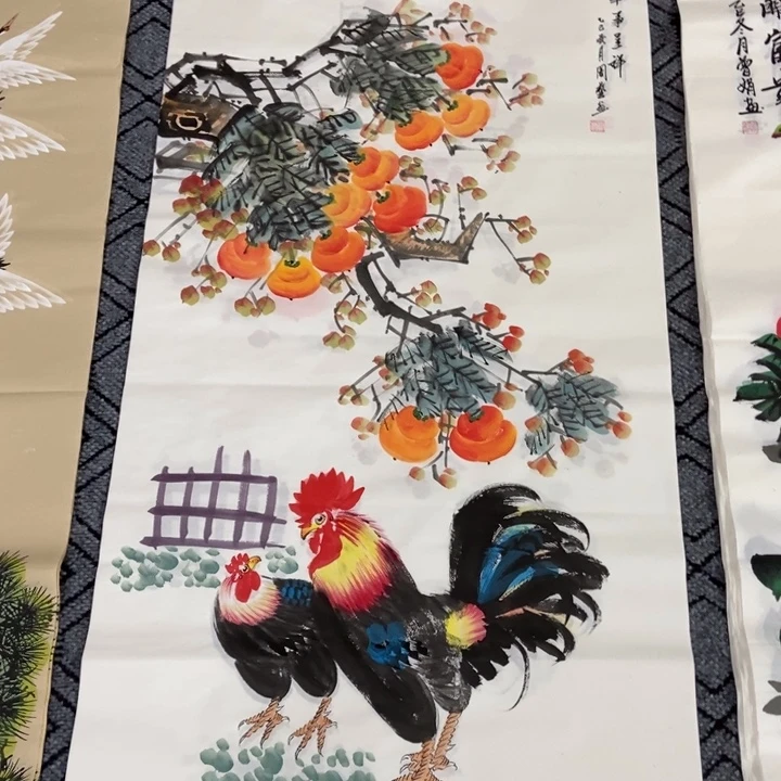 枕书斋画廊的直播间