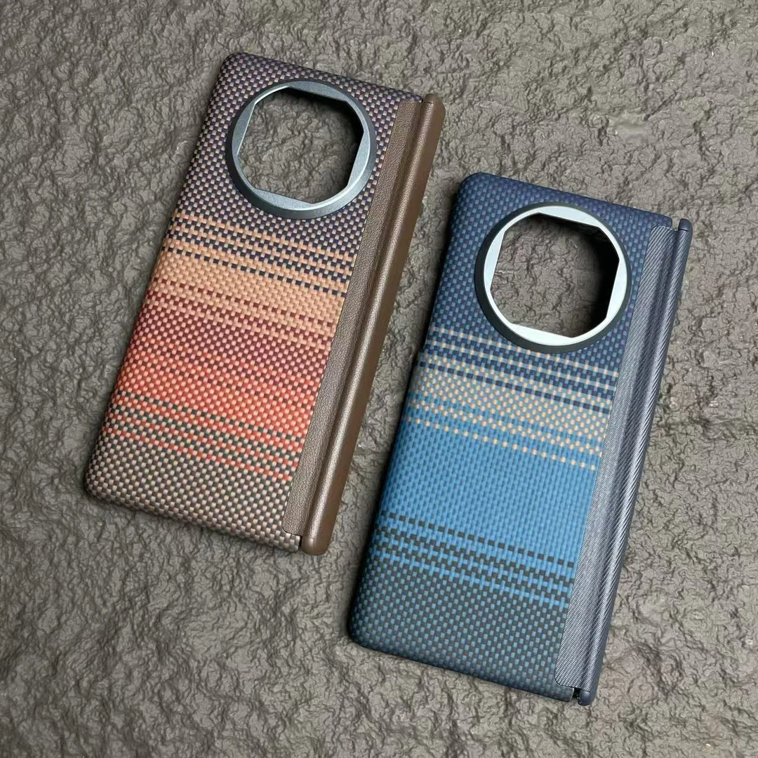 适用于华为matex5凯夫拉碳纤维手机保护壳商务防摔超薄高档