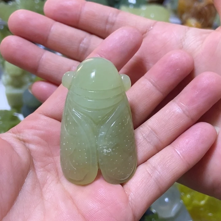 【闪购商品】未镶嵌蛇纹石玉把件