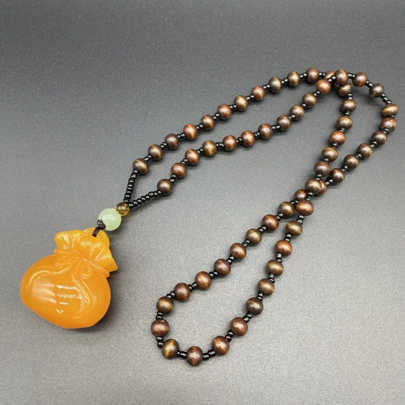 1HZ021670【照耀美丽的光芒】化龙骨吊坠