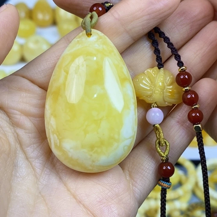 蜜蜡手链未镶嵌～**～天然原矿假一赔十