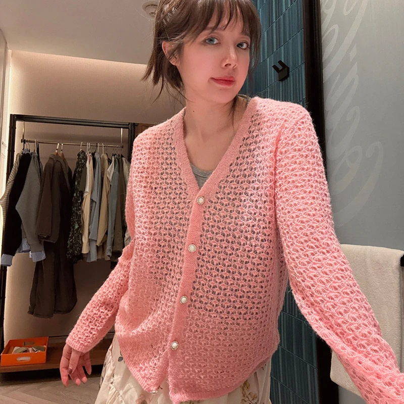 BETTER JOELAY-【绮幻仙袂】针织毛衣针织衫开衫温柔韩版LL5788