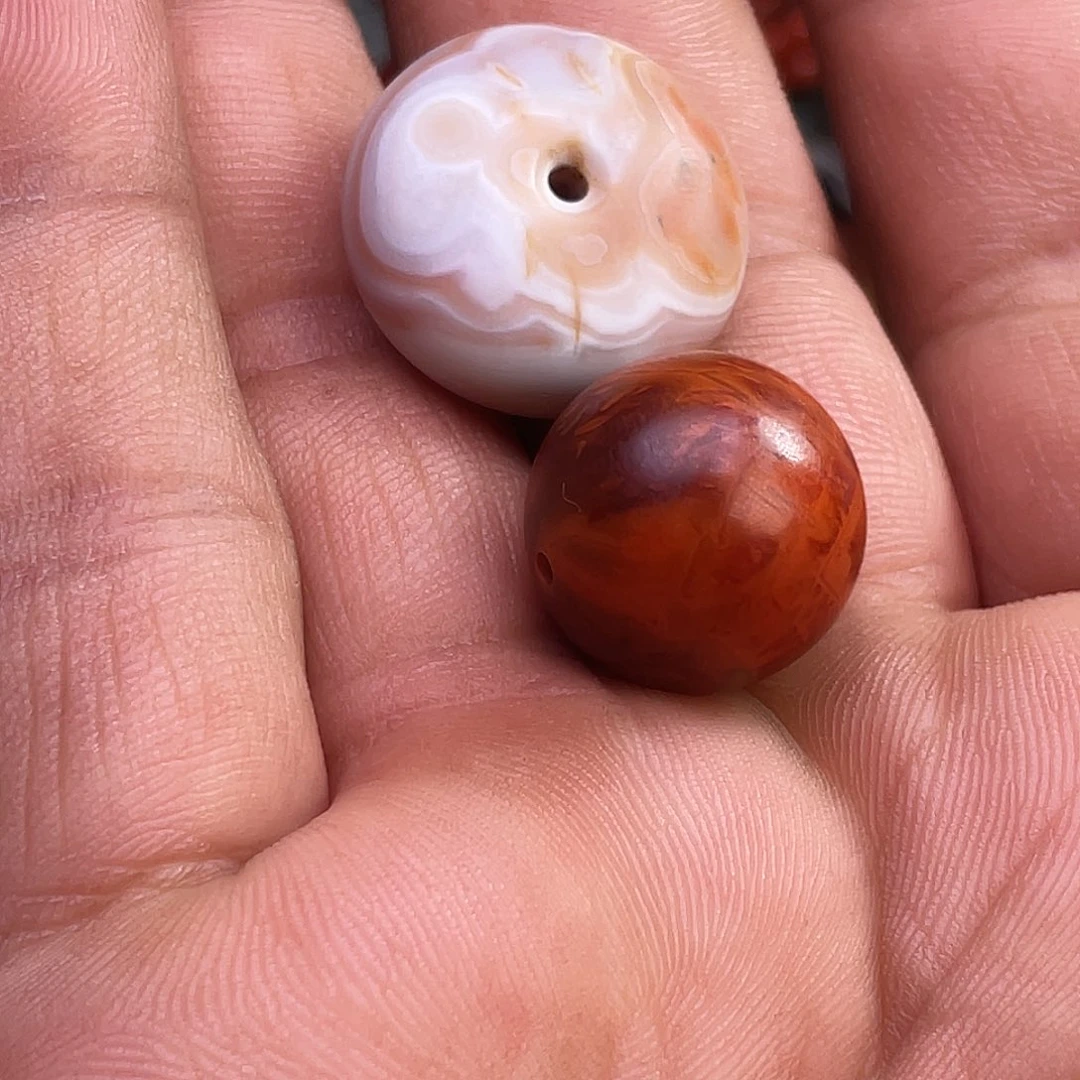 南红玛瑙珠子未镶嵌邮*