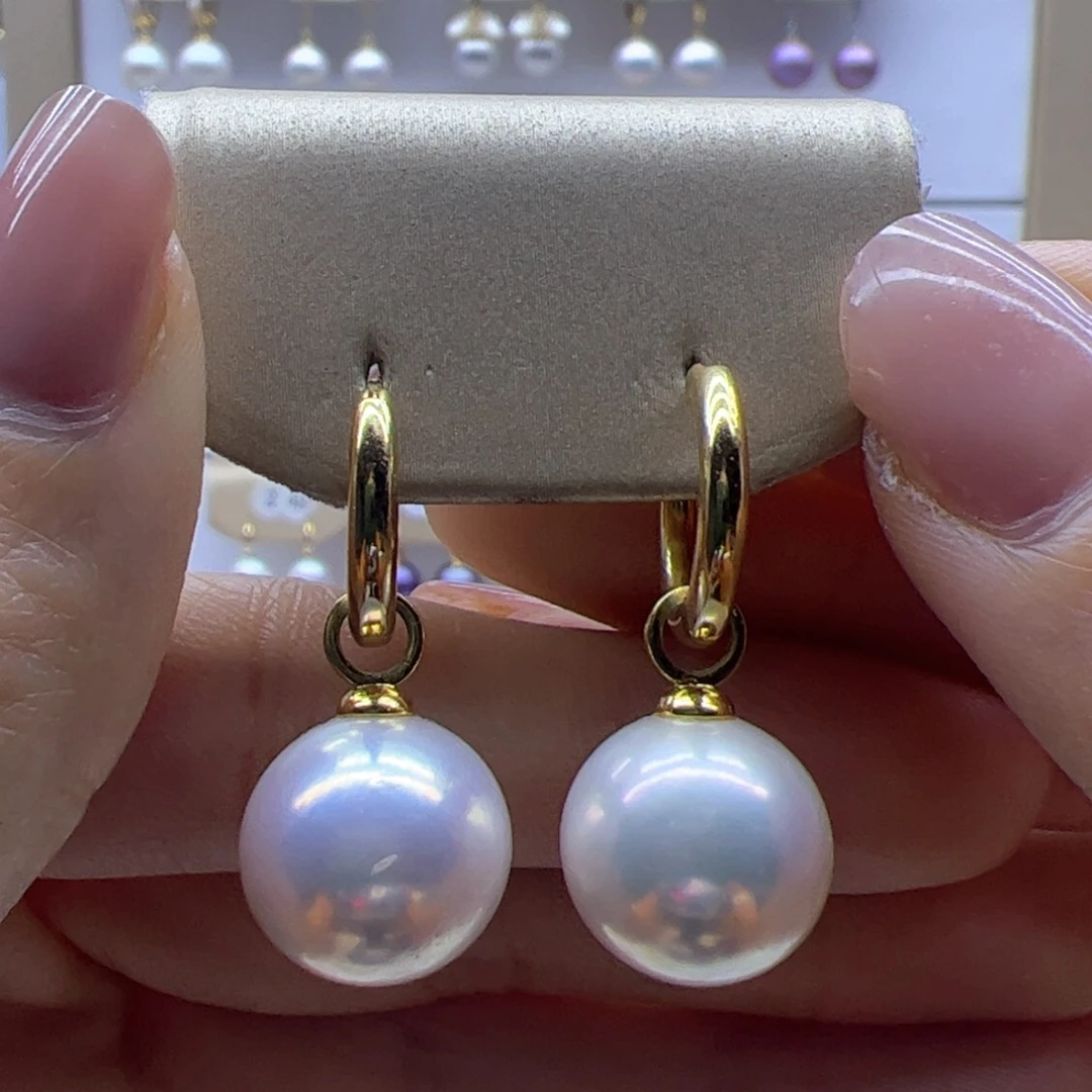 淡水珍珠耳饰未镶嵌