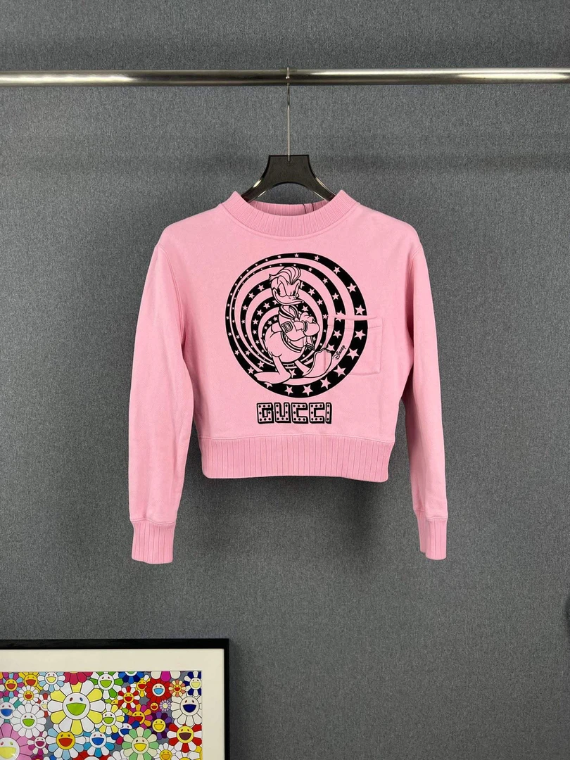 99新 GUCCI/古驰 GUCCI古驰×DISNEY联名唐老鸭卫衣 XS码 13323