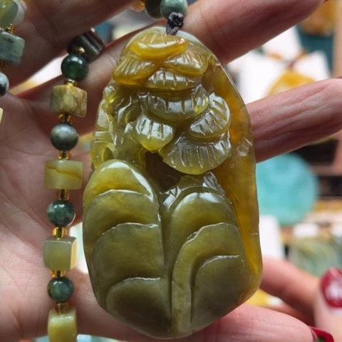 岫玉挂件未镶嵌挂件