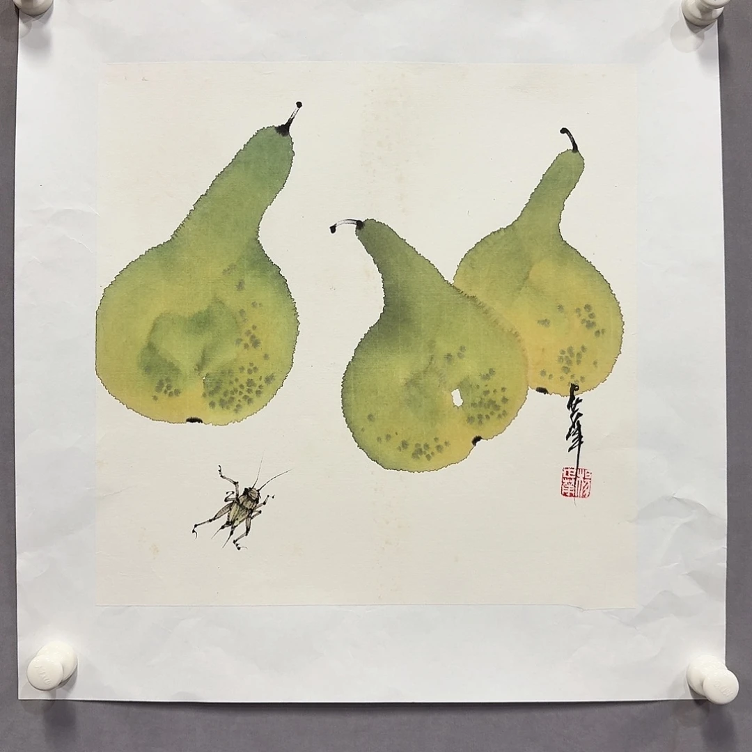国画亲笔手绘放心去藏