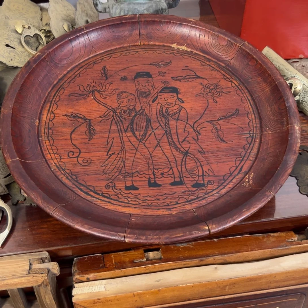 香榧木和*贵木盘子木盘子