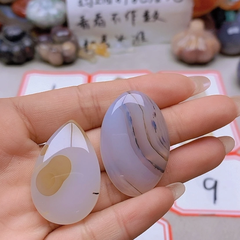 【闪购商品】未镶嵌玛瑙/玉髓珠宝半成品胖*雪