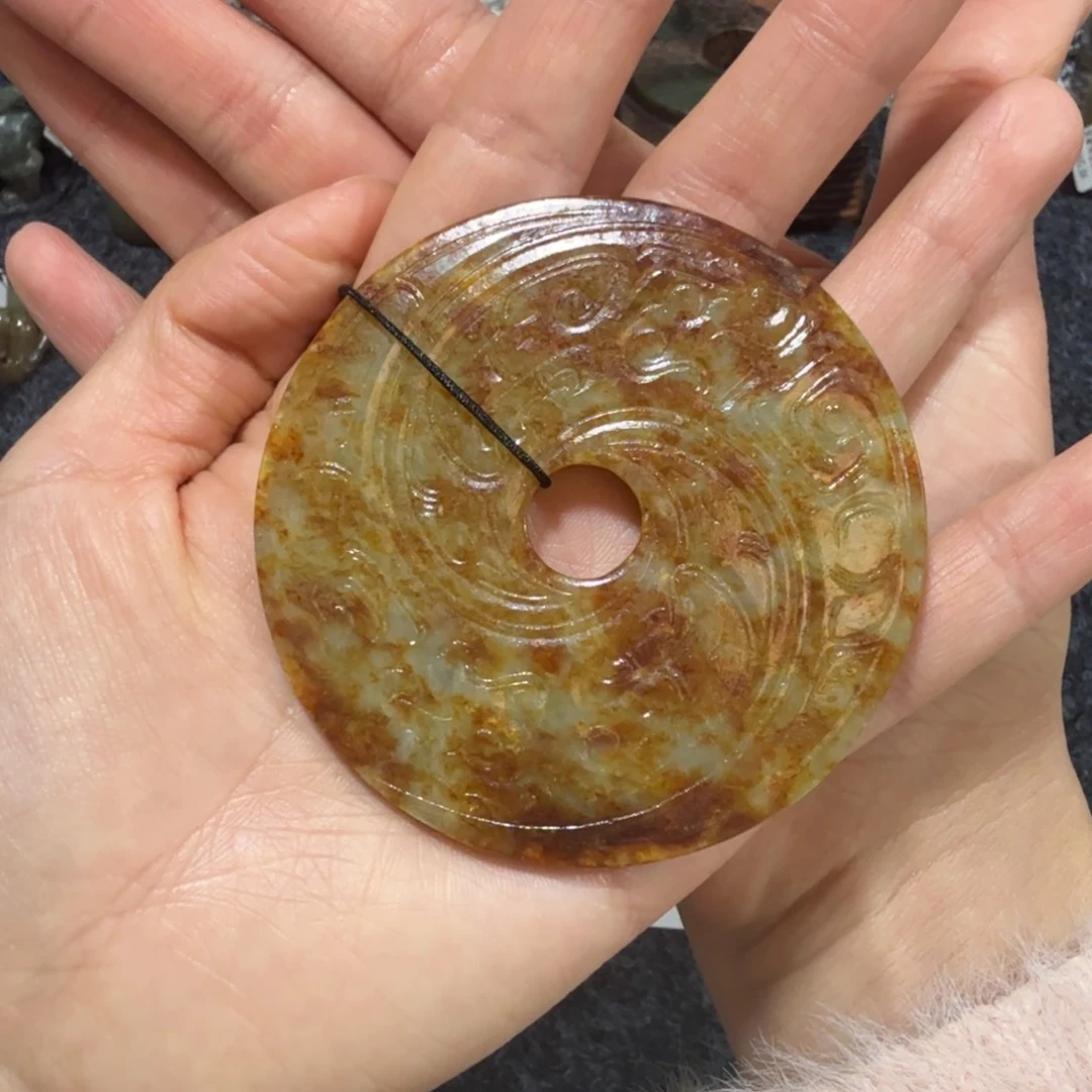 和田玉挂件未镶嵌雲*揚