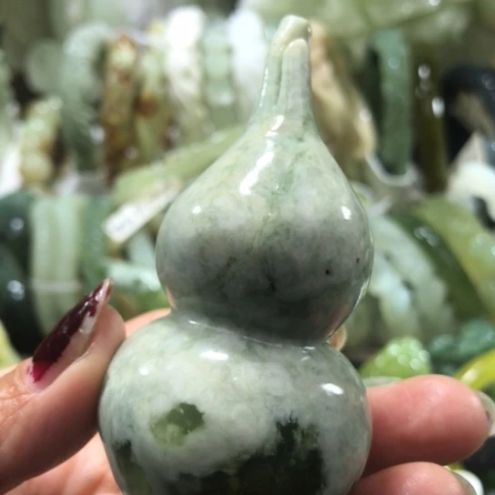 岫玉未镶嵌吊坠葫芦