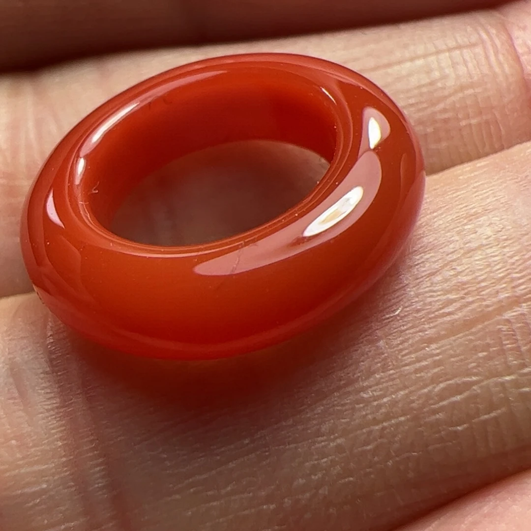 未镶嵌跑环南红玛瑙
