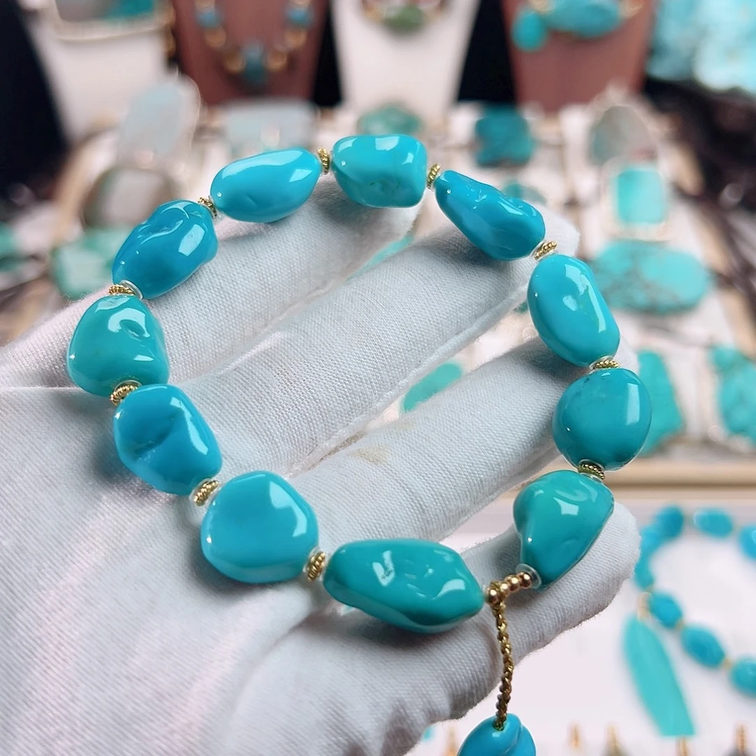 绿松石未镶嵌颈饰