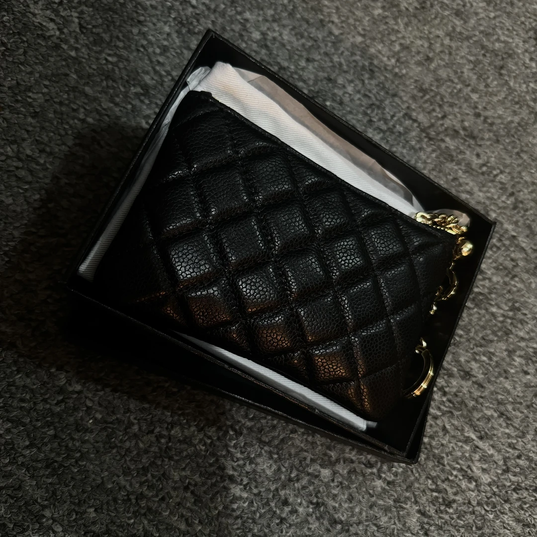 24A卡包黑金包鱼子酱HAAS牛皮