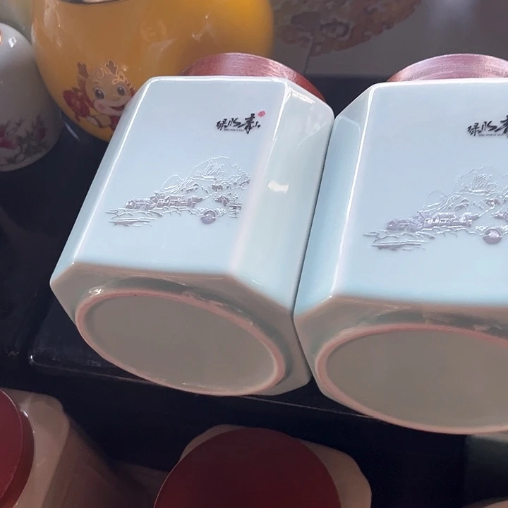 摆件三润陶瓷茶叶罐密封罐