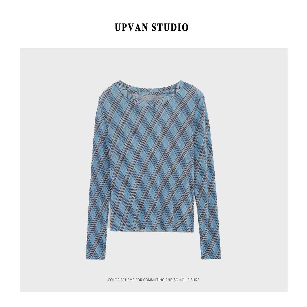 UPVAN 时尚扎染打底上衣