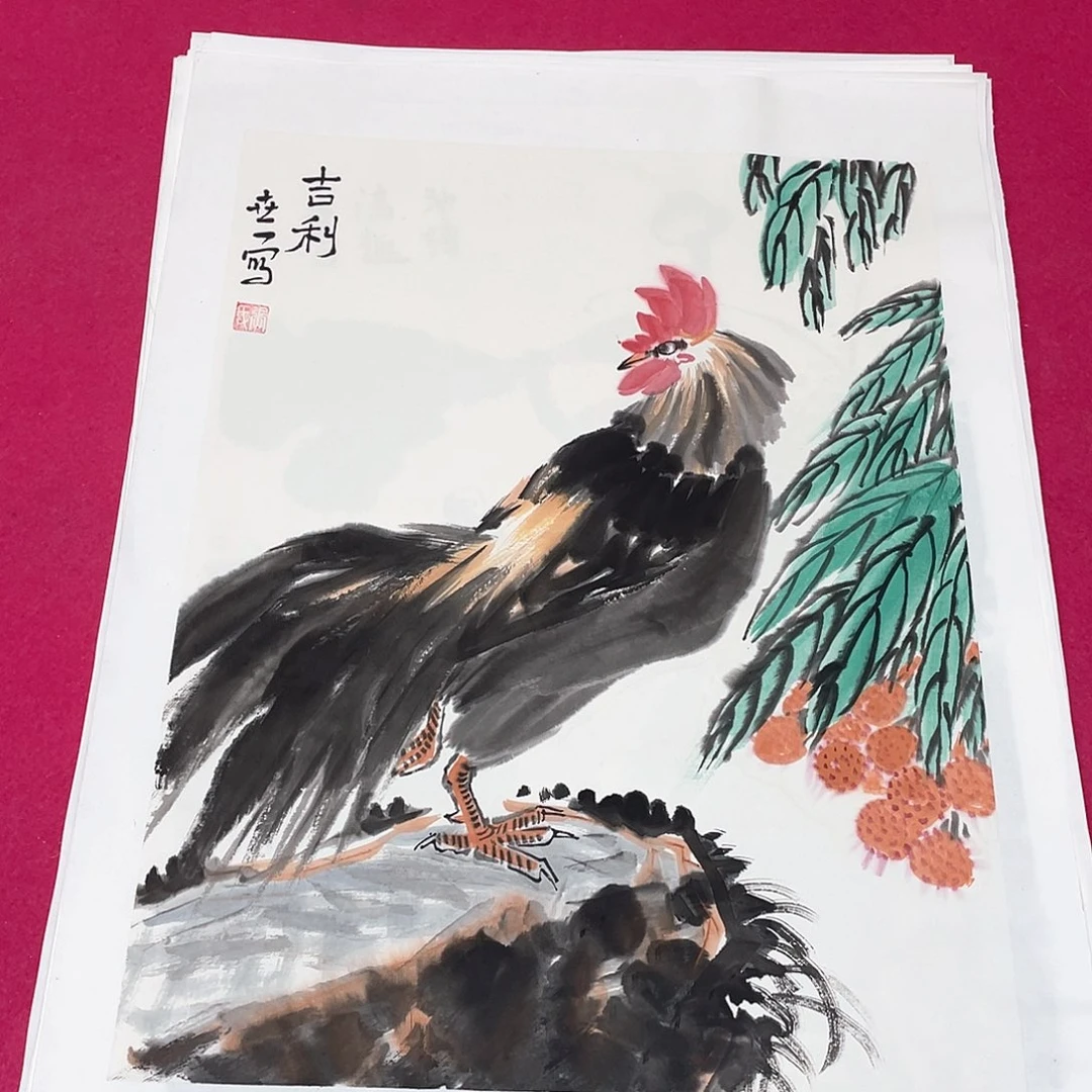 国画1.4平尺国画作品