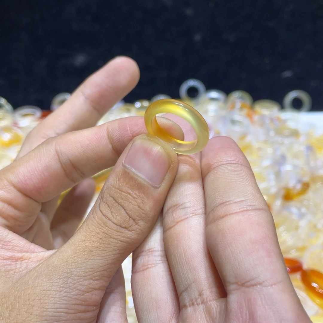 玛瑙/玉髓合金戒指60号港12